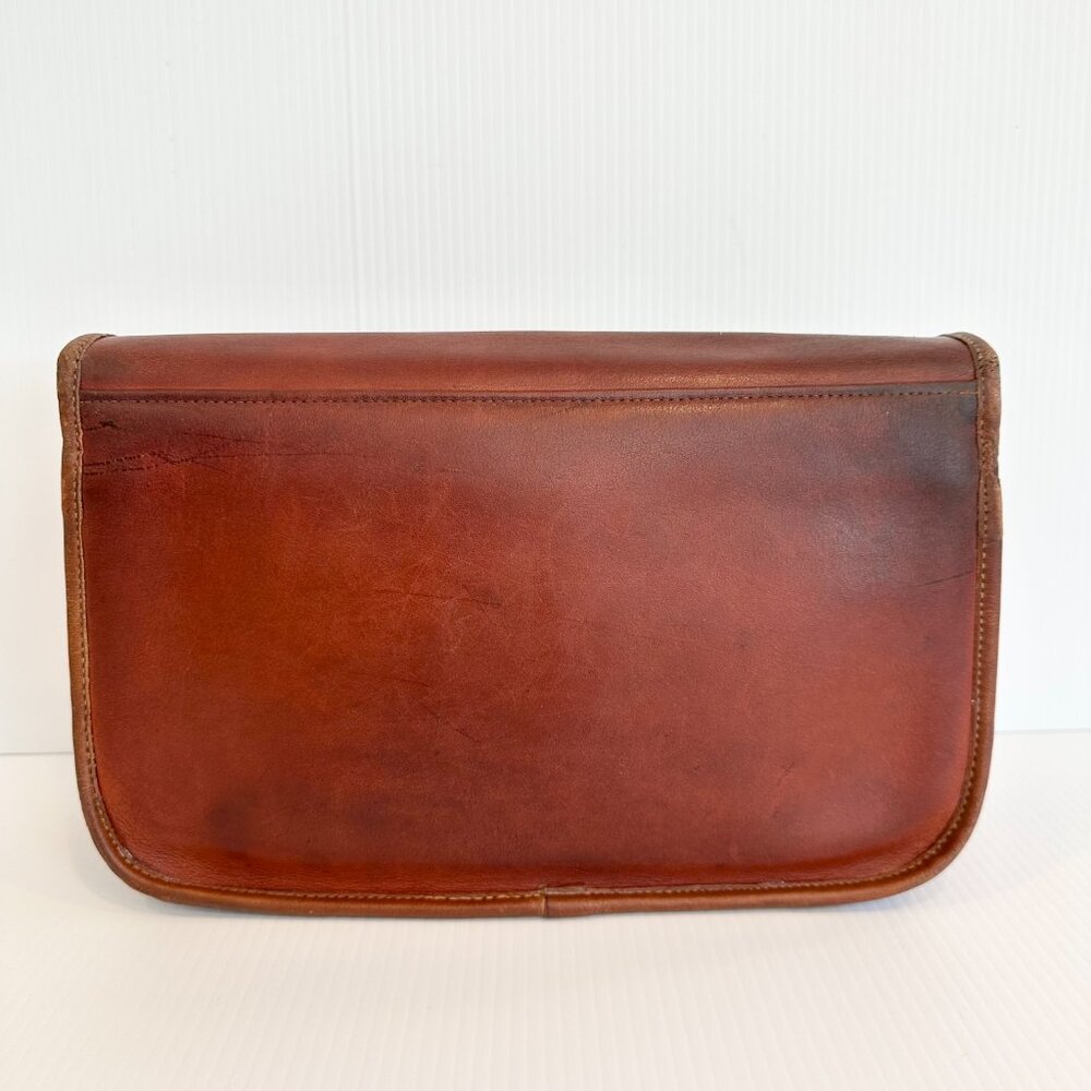 Vintage COACH Convertible Clutch Bag New York City British Tan 70/80s - Picture 4 of 16